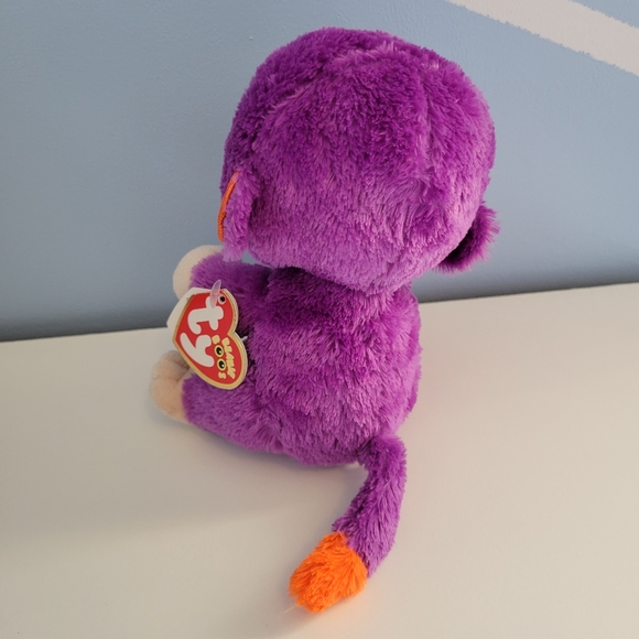 The Beanie Boo's Collection Set of 4 Unicorn Owl Cat Monkey 2015 2016 TY Beanies - Picture 10 of 16